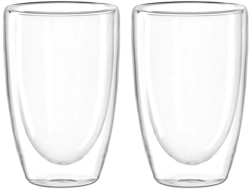 [90211414 1313636] Leonardo Thermobecher Duo 400 ml, 2 Stück, Transparent