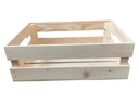 Holz Zollhaus Obstharasse Fichte / Tanne, Roh 60 x 40 x 20 cm