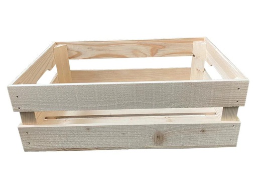 [90211440 1301527] Holz Zollhaus Obstharasse Fichte / Tanne, Roh 60 x 40 x 20 cm