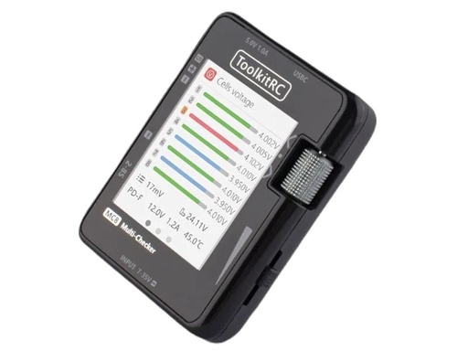 [90211456 1294466] ToolkitRC Akkutester MC8 Multitool mit USB Ladefunktion