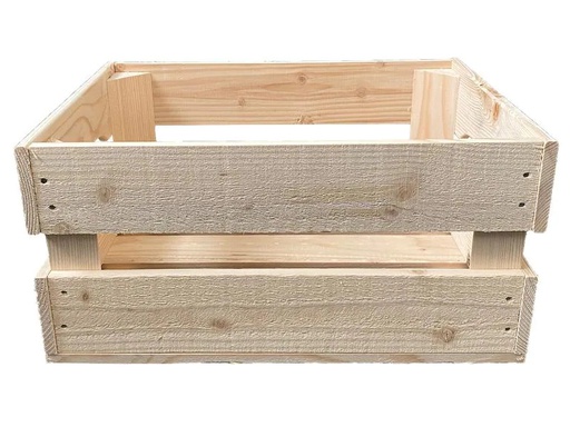 [90211457 1301528] Holz Zollhaus Obstharasse Fichte / Tanne, Roh 40 x 30 x 20 cm