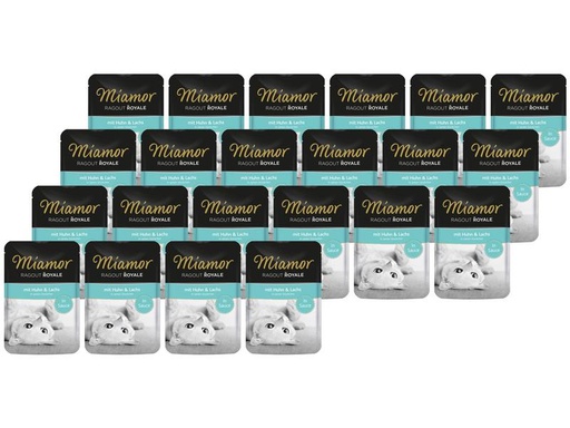 [90211647 1305079] Miamor Nassfutter Ragout Royale Huhn &amp; Lachs Sauce, 22 x 100 g