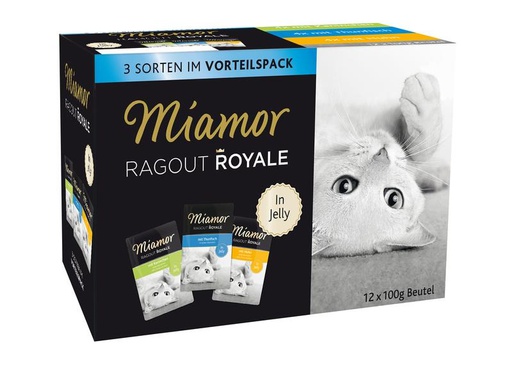 [90211653 1305052] Miamor Nassfutter Ragout Royale Gelée Multipack 12 x 100 g