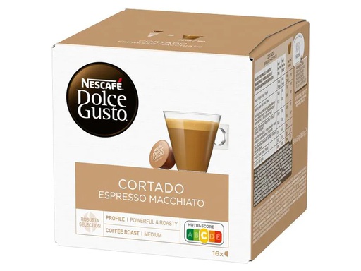[90033487 1084053] Nescafé Kaffeekapseln Dolce Gusto Cortado Macchiato 16 Stück