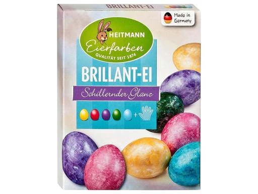 [90211938 1309872] Brauns Heitmann Eierfarben Brillant-Ei 5 Stück, Mehrfarbig