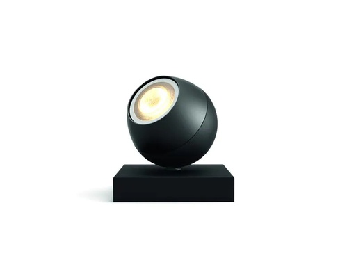 [90212009 1238511] Philips Hue White Ambiance Buckram 1er Spot Schwarz Erweiterung