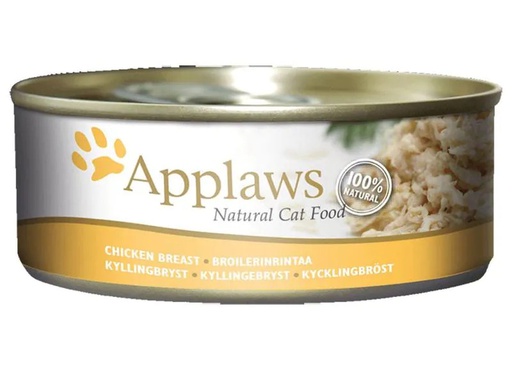 [90212038 1303124] Applaws Nassfutter Dose Hühnchenbrust in Brühe, 156 g