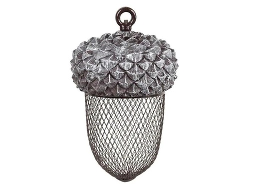 [90212270 1301256] Esschert Design Futterspender Futterstation Eichel