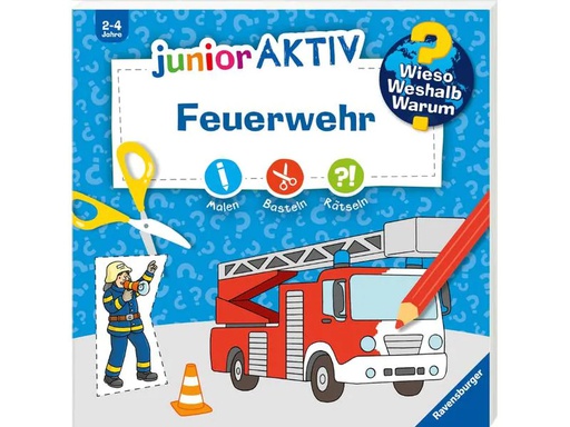 [90212334 1285570] Ravensburger Kinder-Sachbuch WWW junior AKTIV: Feuerwehr