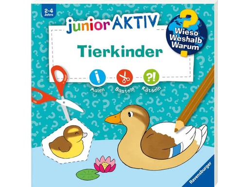 [90212343 1285571] Ravensburger Kinder-Sachbuch WWW junior AKTIV: Tierkinder