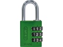 Abus Zahlenschloss 144/30 B/DFNLI Grün Aluminium