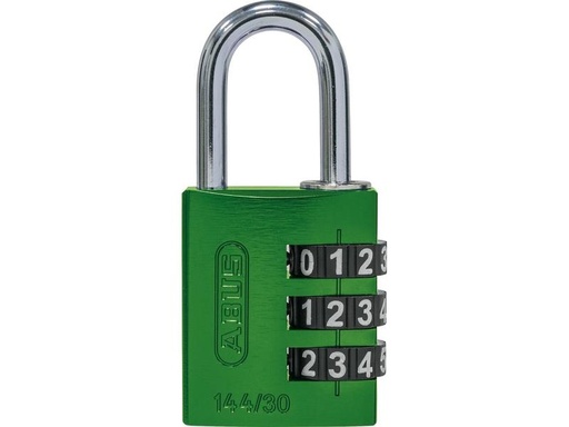 [90033579 1169179] Abus Zahlenschloss 144/30 B/DFNLI Grün Aluminium