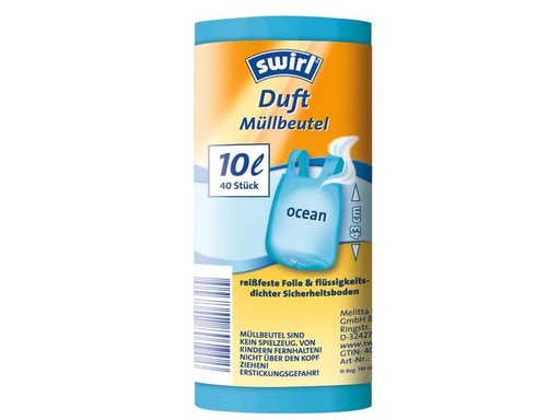 [90212359 1315167] Swirl Müllbeutel Bad &amp; Kosmetik 10 l, 37 Stück