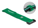 Delock Klettkabelbinder Grün 190 mm x 25 mm 5 Stück