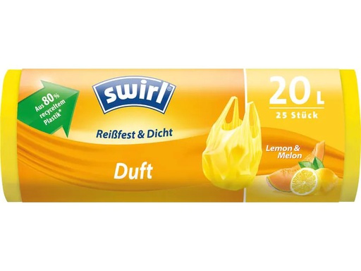 [90212715 1315169] Swirl Müllbeutel 20 l, 25 Stück