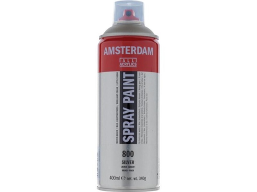 [90212821 1317596] Amsterdam Acrylspray  800 Silber halbdeckend, 400 ml