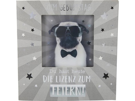 [90212824 1298758] Depesche Musikkarte mit Licht Du hast heute die Lizenz zum Feiern