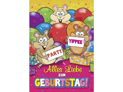 [90212836 1298772] Depesche Musikkarte beweglich Alles Liebe zum Geburtstag!