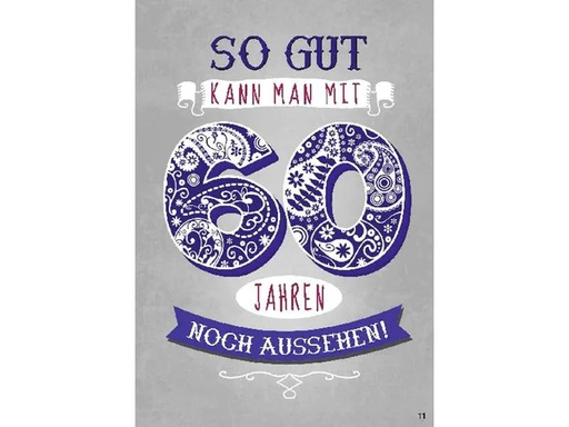 [90212933 1298770] Depesche Musikkarte beweglich 60 So gut kann man aussehen
