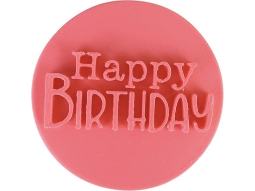 [90212934 1318785] Cut my Cookies Stempel Happy Birthday Text