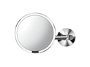 Simplehuman Kosmetikspiegel mit Sensor mit Wandhalterung Silber