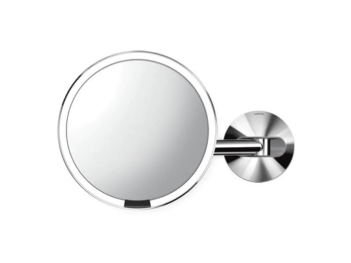 [90212964 1318888] Simplehuman Kosmetikspiegel mit Sensor mit Wandhalterung Silber