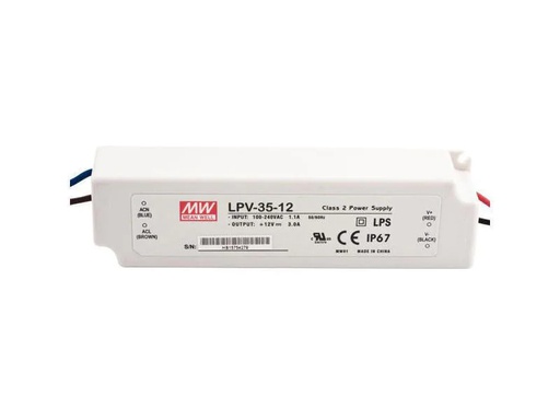 [90033700 243754] MeanWell LED-Treibernetzgerät  36 W, 12 V