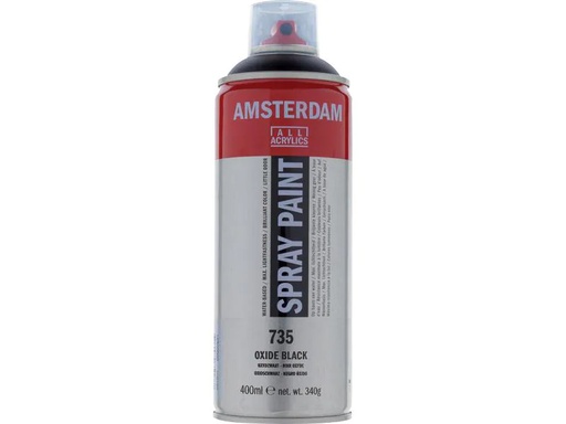 [90213035 1317605] Amsterdam Acrylspray  735 Oxidschwarz deckend 400 ml