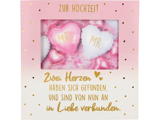 [90213044 1298766] Depesche Musikkarte mit Licht Zur Hochzeit, zwei Herzen finden sich