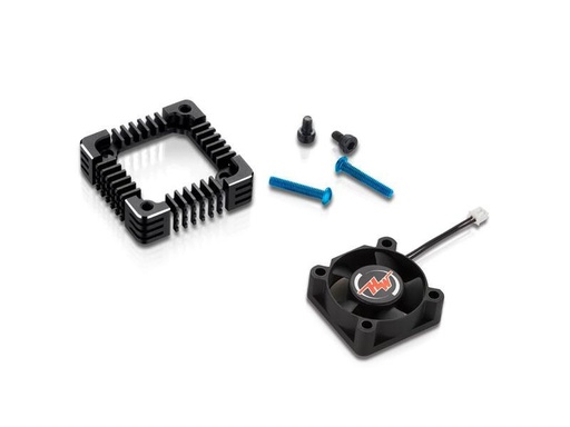 [90213048 1293736] Hobbywing Lüfter &amp; Adapter 3010, Schwarz, für XR10 Pro G2