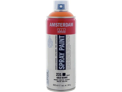 [90213087 1317628] Amsterdam Acrylspray  231 Gold ocker deckend, 400 ml 400 ml, Gold