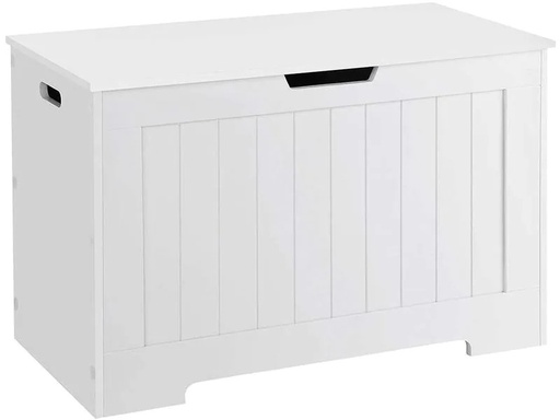 [90213221 1309914] VASAGLE Truhe aus Holz 76 x 48 cm, Weiss