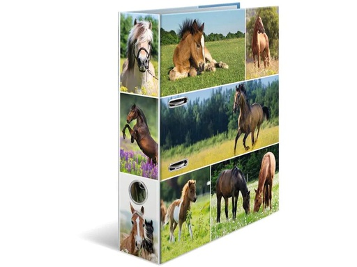 [90213227 1316895] HERMA Ordner Pferdewiese 7 cm, Mehrfarbig