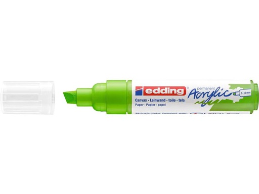 [90000314 1163567] edding Acrylmarker 5000 Breit, Gelbgrün