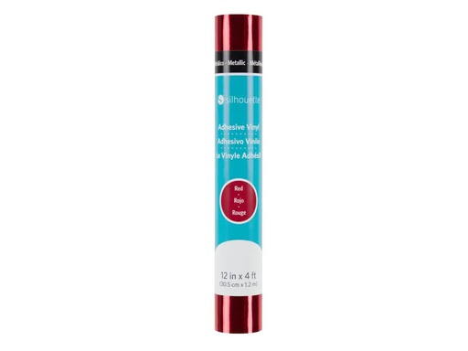 [90033785 576845] Silhouette Vinylfolie Metallic 30.5 cm Rot