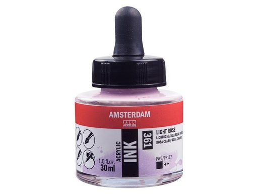 [90213528 1317681] Amsterdam Acryltinte 361 Hellrosa deckend, 30 ml 30 ml, Hellrosa