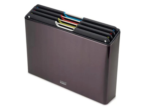 [90213529 1147110] Joseph Joseph Schneidebrett-Set Folio Steel Russschwarz