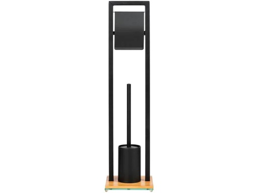 [90213574 1225309] Wenko Toilettengarnitur Bambusa Schwarz