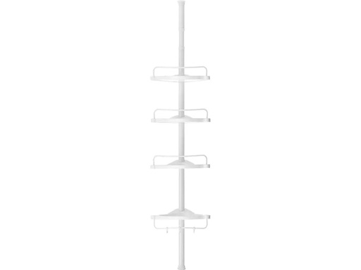 [90213605 1309927] Songmics Duschmittelhalter mit Ablagen Weiss, Stahlrohr
