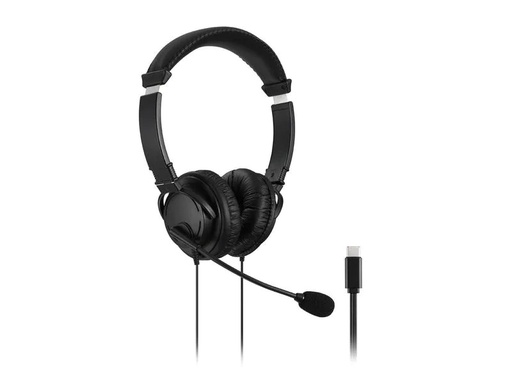 [90033824 1155521] Kensington USB-C HiFi-Kopfhörer mit Mikrofon Schwarz