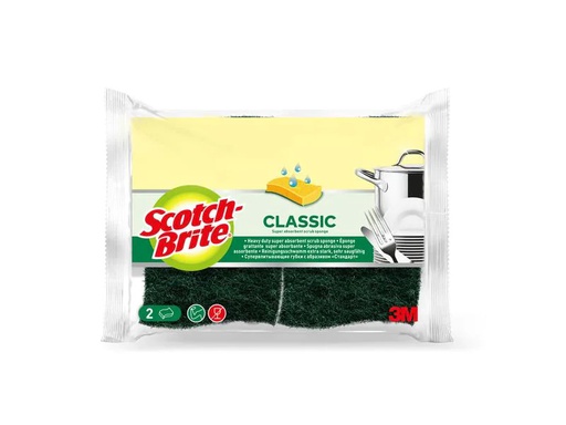 [90033891 1095550] Scotch-Brite Schwamm Scotch-Brite Classic 2 Stück