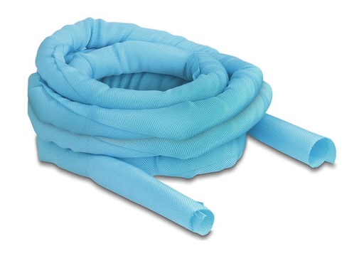 [90213811 1320776] Delock Kabelschlauch selbstschliessend 5 m x 25 mm Blau