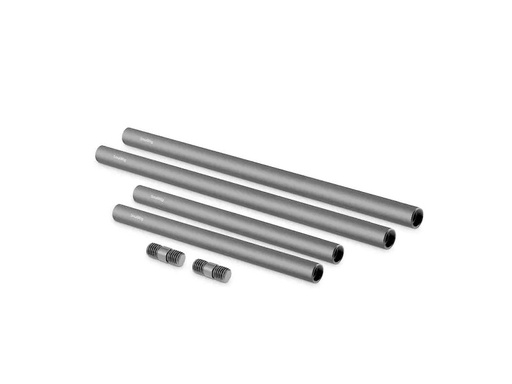 [90033897 1017962] Smallrig 15 mm Aluminium Rod (4 Stück) inkl. Rod-Schrauben (M12)
