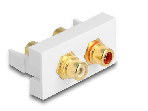 [90213841 1320774] Delock Easy 45 Modul 22.5 x 45 mm Cinch - Cinch