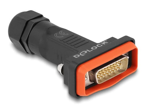 [90213919 1320762] Delock Adapter D-Sub HD 26 Pin Stecker mit Gehäuse IP67 wasserfest