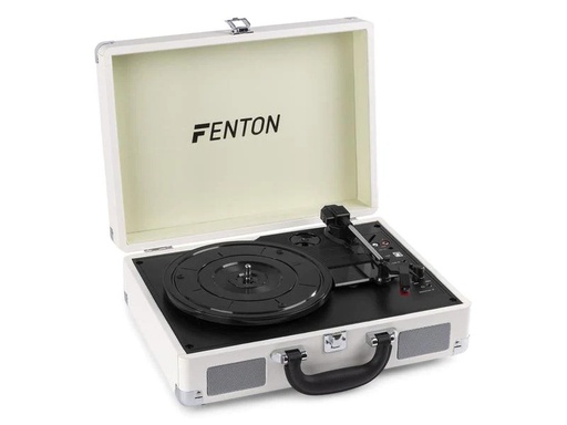 [90033911 1114559] Fenton Plattenspieler mit Bluetooth RP115 Weiss