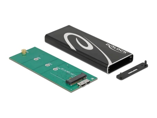 [90213998 1320758] Delock Externes Gehäuse SuperSpeed USB 3.2 Gen 2 - SATA SSD M.2
