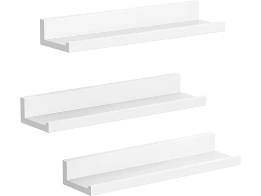 [90214032 1309936] Songmics Wandregal u-förmig , Weiss