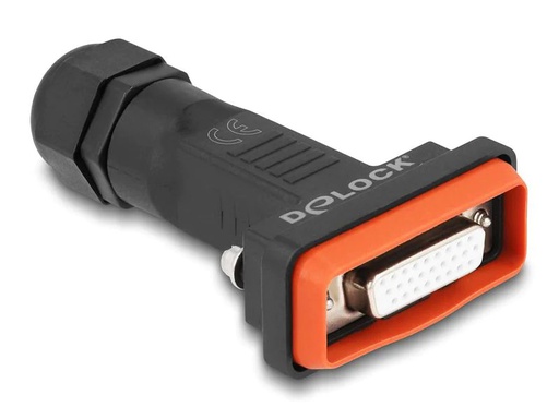 [90214045 1320763] Delock Adapter D-Sub HD 26 Pin Buchse mit Gehäuse IP67 wasserfest