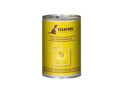 [90214076 1301119] Escapure Nassfutter Puten Pfandl, 400 g